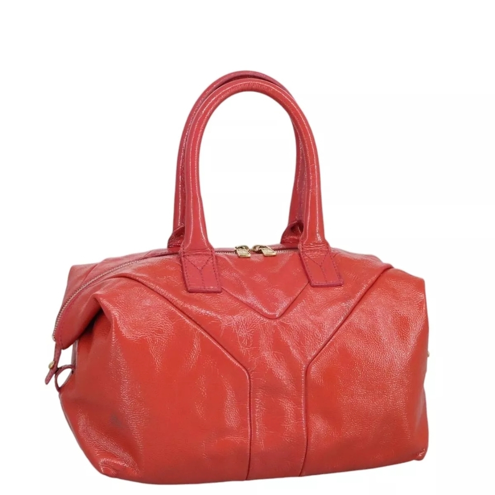 Yves Saint Laurent Easy Bag  Rose Patent Leather Pristine Condition